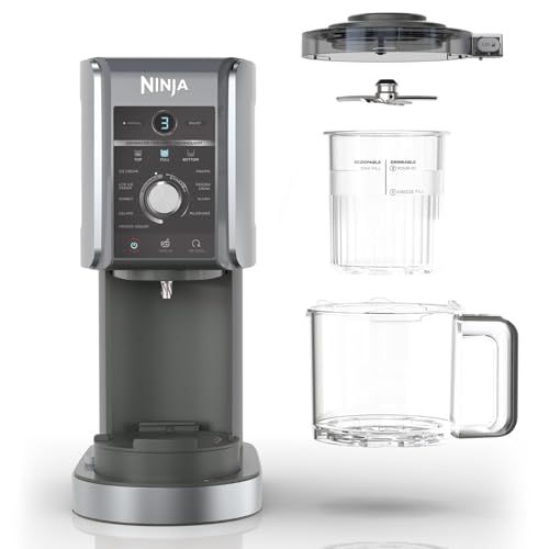 Ninja® CREAMi® Deluxe 11 in 1 Ice Cream and Frozen Maker NC501EU Silver
