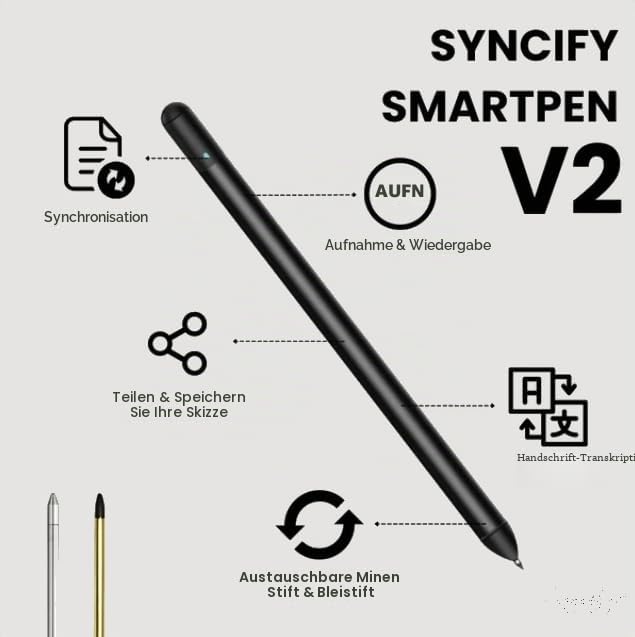 SYNCIFY Sketchbook PRO Set V2 Smartes Digitales Notizbuch