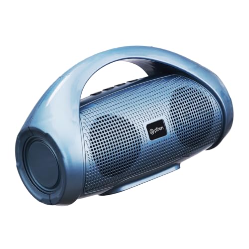 pTron Newly Launched Fusion Go 10W Portable Bluetooth Speaker with 6Hrs Playtime, Immersive Sound, Auto-TWS Function, Supports BT/USB/SD Card/AUX Playback & Lightweight (Blue)