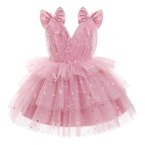 Robe tutu fille sans manches style gâteau moelleux en maille respirante