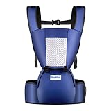 YIXIN Babyrückentragen Multifunktionale Four Seasons atmungsaktive leichte Multifunktionale Dual-Use-Vier Babyrückentragen Multifunktionale Vier Jahreszeiten Universal Baby Gurt atmungsaktiv leichte