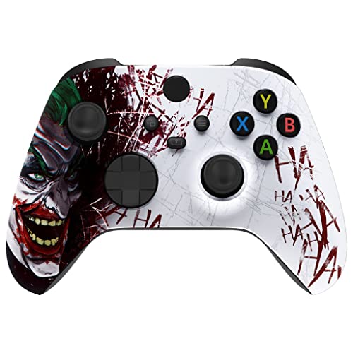 Image of MODDEDZONE UN-Modded Custom Controller compatible with Xbox One S /X... (3.5 mm jack) (Joker Ha Ha Ha)