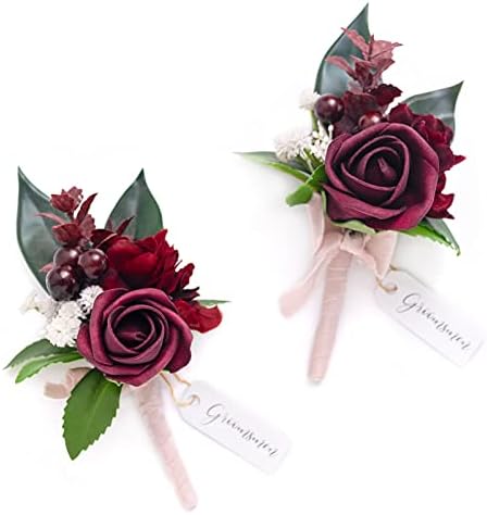 Ling's Moment - Set Fiori Artificiali In Schiuma Blu Navy Per Bouquet E Centrotavola Fai Da Te - 5