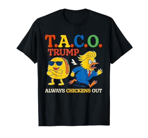 Trumps Chicken Out Taco America Vintage Maglietta