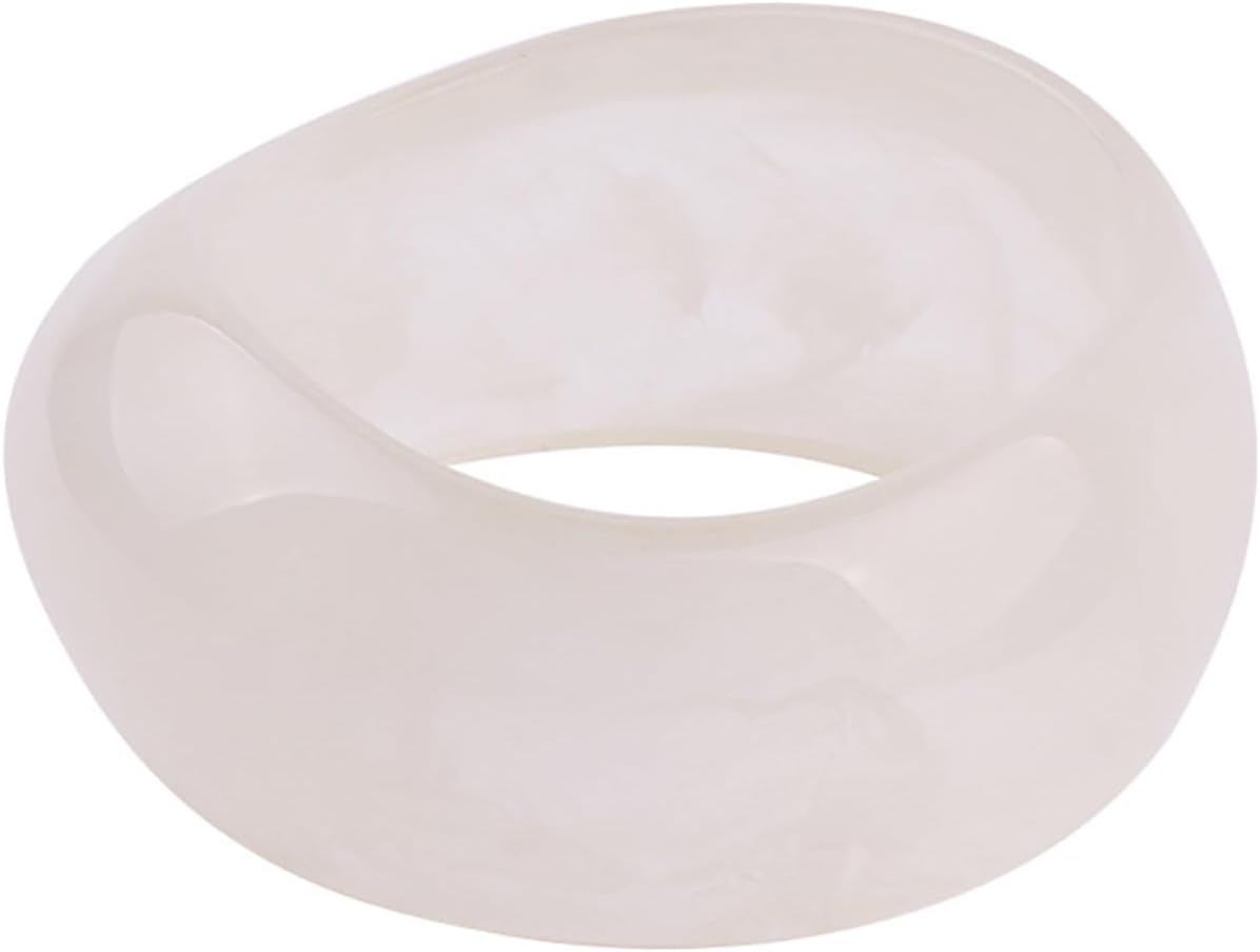 Caiyao Colorful Square Acrylic Resin Bangle Bracelet Wristbands Tortoiseshell Acetate Plate Cuff Bracelet Vintage Wide Irregular Geometric Plastic Bracelet for Women Jewelry