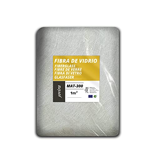 Fibra de Vidrio MAT-300; Malla fibra de vidrio para reparar todo tipo de accesorios. (1 m²)