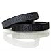 Inspirational Rubber Bracelets Silicone Wristbands Custom Embossed with "ONE MORE REP". Perfect for Cross-fit, Workout, Weight Training, & other repetitive exercises. 2 Bands in Black and Gray Color.