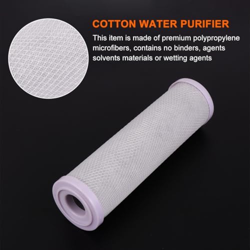 Filtre à eau matériau polypropylène durable et charbon actif 10 pouces - 6