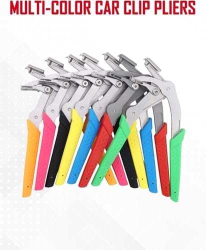 Car Clip Pliers, Professional Auto Clip Removal Pliers Tool, Panel Clip Removal Tool for Automotive Plastic Fasteners, Push Pin & Door Trim Disassembly Without Damage - 1
