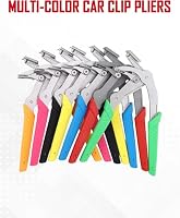 Car Clip Pliers, Panel Clip Removal Tool for Plastic Fasteners, Red — image 2