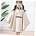 COLLBATH Raincoat Poncho for Boys and Girls Fashionable Rainwear Hood Rain Jacket for Boys Girls One-piece Rainwear