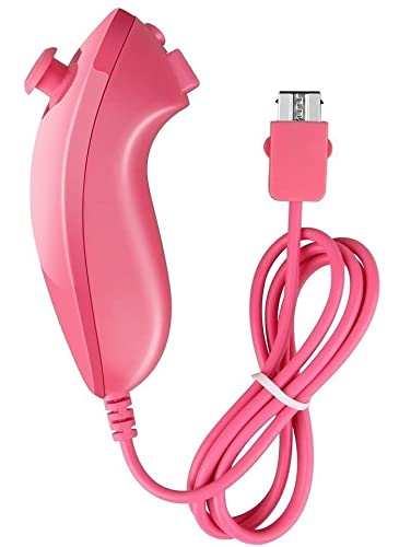 Controle Nunchuck Para Nintendo Wii e Nintendo Wii U Rosa