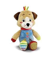 Clementoni - Peluche Cagnolino Pete The Puppy per Neonato, Baby for You, Gioco Pupazzo Prima Infanzia, Lavabile in Lavatrice, 17905