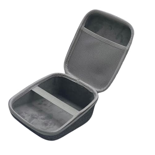 Sharplace Custodia per il trasporto, borsa di ricambio in EVA rigida da viaggio protettiva per misuratore di pressione del braccio superiore, casa, accessori, Grigio
