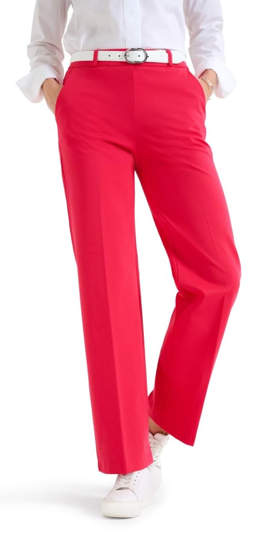 RAPHAELA Lillyth Flared Cool Summer Jersey - Pantalón de Vestir Mujer