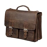 Diese Aktentasche von LEONHARD HEYDEN bietet viel Platz im Hauptfach, das in drei Fächer aufgeteilt ist. Die Tasche besitzt ein Laptopfach, sowie Zipper- und Einschubfächer. Maße: 41 x 31 x 16 cm.