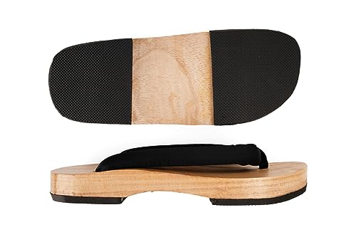 Image of Japanese Wooden Clogs Geta Slippers