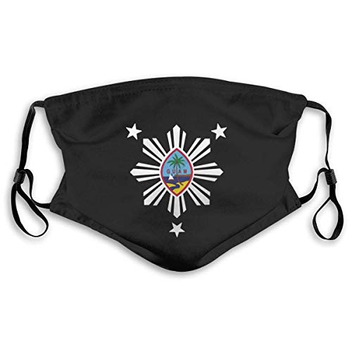 AngelDOU Iron Worker Skull Washable and Reusable Face Cover Cute Bandanas Neck Gaiter with Filters