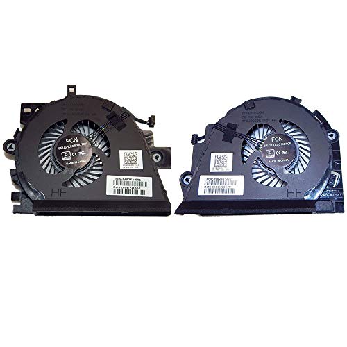 qinlei Nouveau ventilateur de refroidissement CPU et GPU pour ordinateur portable HP Zbook 15-G3 848251-001 848252-001