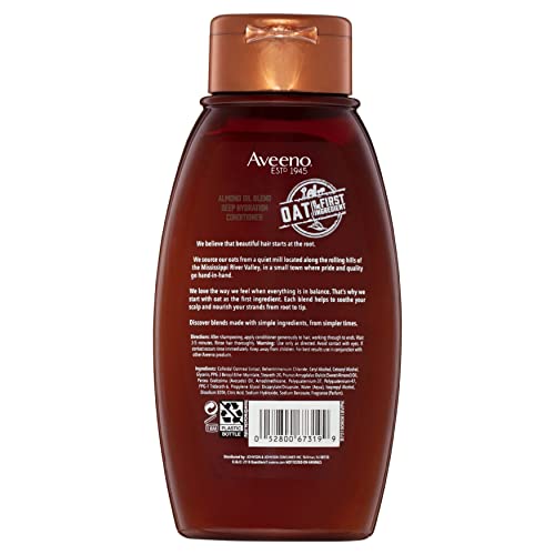 Almond Oil Blend Sulfate-Free Conditioner With Avocado Oil For Intense Hydration, Deep Moisturizing Conditioner For Thick, Curly, Frizzy Or Coarse Hair, Paraben & Dye-Free, 12 Fl Oz #TOP1