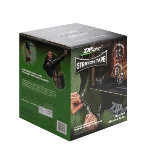 ZIP System Flexible Stretch Tape for Curves &amp; Corners, 10" x 75' Roll