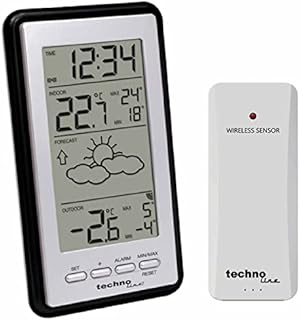 Technoline WS-9130- Digital Weather Station with Radio Controlled Clock timing signal from Frankfurt Germany ( German Model )