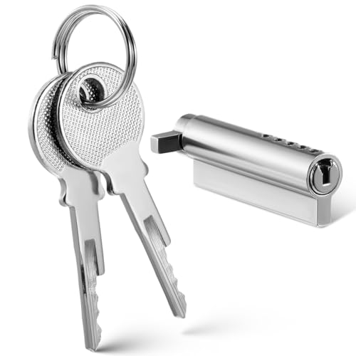 Refrigerator Lock, 35mm Heavy Duty with 2 Keys, Locks for Cabinets for Glass Door, for Supermarket, Office Fridge or Home Freezer