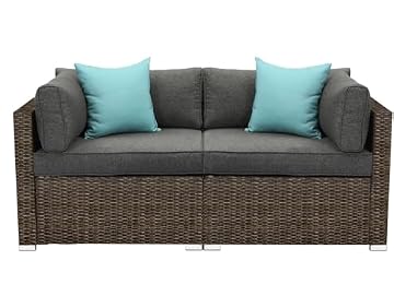 resin wicker outdoor sofa