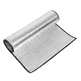 GOOHOCHY Pellicola Isolante e Isolamento per Frigorifero e Congelatore Verticale in Foglio di Alluminio Argento Facile Installazione per Uso Esterno e Terrazze