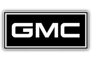 GMC Logo Auto Simple Car Bumper Sticker Decal
