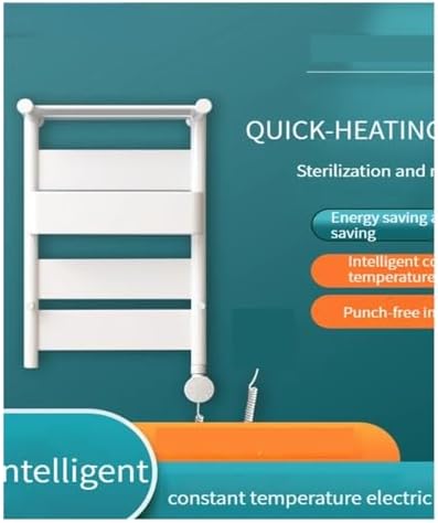 Electric Towel Rack No Punching Carbon Fiber Heating Bathroom Towel Drying Rack Bathroom Warmer Bathroom Accessories (77x52)