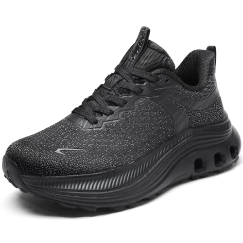 Image of Women's Arch Support Walking Shoes - Cushioned Lightweight Orthopedic Slip on Sneakers Breathable Non Slip Athletic Shoe for Running Gym Workout Daily Wear