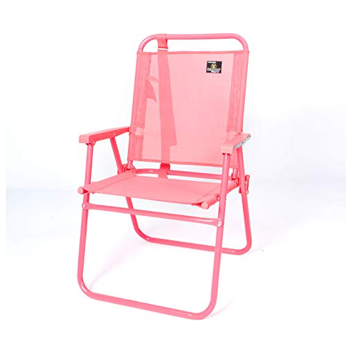 CREVI 902. Silla Playera Acero. Rosa