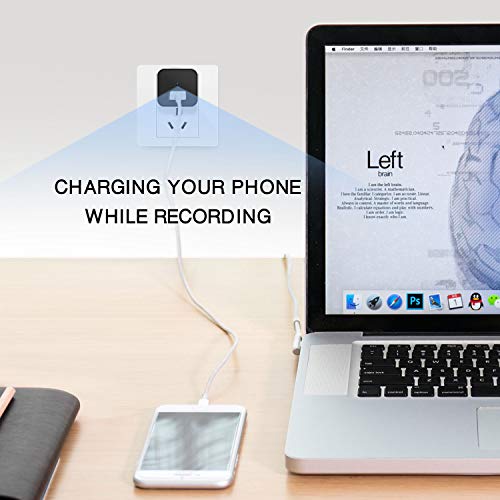 Mini Spy Camera Security Charger Camera Full HD Hidden Camera Charger with 32G SD Card USB Charger Camera Loop Recording Nanny Outlet Cam for Home and Office