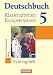 Deutschbuch - Sprach- und Lesebuch - Trainingshefte - zu allen Grundausgaben - 5. Schuljahr: Klassenarbeiten, Kompetenztests - Hessen - Trainingsheft mit eingelegten Lösungen - Adam, Grit, Schremb, Rainer, Gauggel, Hans-Joachim, Semmler, Volker