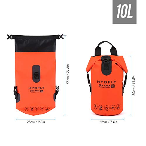 Tomshin Saco seco impermeável ao ar livre River Trekking Roll-top Mochila à deriva Natação Saco seco