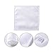 PYD Life 12 Pack Sublimation Blanks White Towel 8 Inch Bathroom Face Hand Towel Kitchen Tea Dish Drying Cotton High Absorbent Polyester Towel for Heat Press Transfer Print