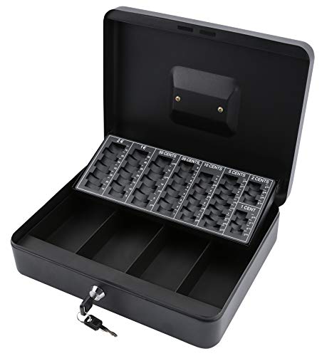 Olympia 6031 CB 770 Plus Geldkassette | Geldkasse abschließbar mit Schlüssel | Handkasse mit Münzzählbrett | Kasse für Bargeld | Geld Kassette aus Stahl | Inkl. GENIE Falschgeldprüfer