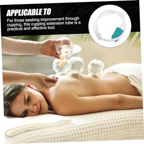 COLLBATH 5 piezas Tubo Extensor de Manguera de Vacío para Ventosas para Máquina de Terapia de Succión miniatura 6