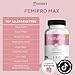 FemiPro MAX Women's Urinary Support Supplement, 60 Capsules, Extra Strength Bladder Control with Cranberry, Hibiscus, Dandelion, Vegan, Gluten Free (1)