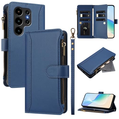 �X�}�z�P�[�X �Ή��@�� for Blackview Wave 10 �X�}�z�P�[�X�y�J�[�h�z���_�[�E�E�H���b�g�E�}�O�l�b�g�o�b�N���E�t���b�v�E�X�^���h�@�\�t���zBlue