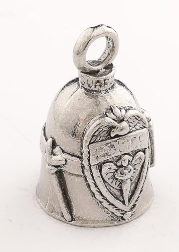 Image of Guardian Bell Good Luck Bell w /Keyring & Black Velvet Bag | Motorcycle Bell | Lead-Free Pewter | Made in USA