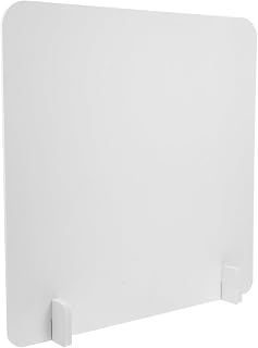 Trennwand Schreibtisch 40x40cm Pvc: weiß Sichtschutz Büro ü Raumteiler Klassenzimmer Restaurant Wandmontage Tischdeko für Haushalt Küche