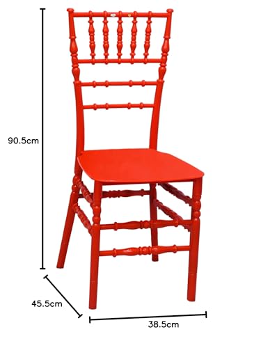 Image of Prima Plastic Mandapam 1 | Indoor Outdoor Chair | Armless Chair | 100% Virgin Plastic for Dining Room, Events, Gathering, Weddings, Garden