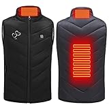 Chaleco térmico para niños y niñas Chaleco Térmico Chaqueta de Plumas Chaleco cálido Recargable Chaleco Calefactor eléctrico eléctrico (sin batería) Niños Chaqueta Calefactable (4-15Años)