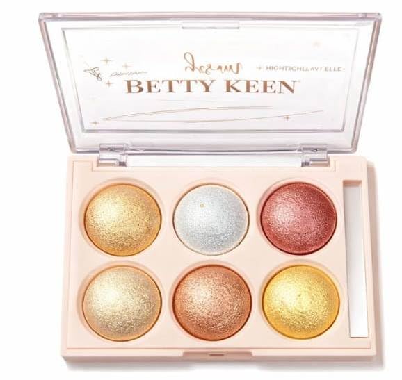 VIGZE BETTY KEEN 6 Color Baked Highlighter Palette | Shimmer Glow Illuminator Kit for Face, Eyes & Body | Long Lasting, Smooth & Blendable Makeup-image-21