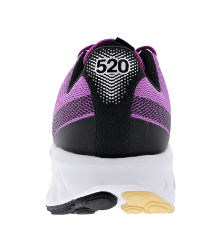 New Balance Women's Fresh Foam 520 V9 Running Shoe, Passion Fruit/Clementine/Black, 7 Wide4