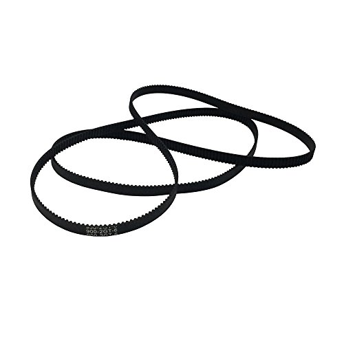 BEMONOC Pack of 2pcs GT2 Driver Belt 900-2GT-6 Timing Belt in Closed Loop Rubber L=900mm W=6mm 450 Teeth