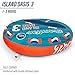 Paradise Water Sports - Island Oasis Towable Tube for Boating - 1-3 Riders, Teal/Red