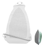 QTMMC Iron Cover Non Stick Iron Shoe for Ironing Iron Sole Protector Heat Resistant Plate Cover for Garment Clothes Fabric Protection Fits Most Electric Steam Iron White